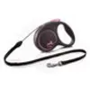 Image de Laisse Black Design S Cord 5m black/ pink Flexi FU12C5-251-S-CP