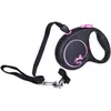Image de Flexi Black Design avec cordon (S, Chien, Général), Collier + laisse