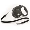 Image de Flexi BLACK EDITION Corde (M, Chien, Promenade), Collier + laisse