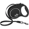 Image de Flexi ceinture BLACK EDITION (M, Chien, Promenade), Collier + laisse