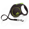 Image de flexi Black Design laisse sangle verte, 5m taille M : jusqu'à 25kg chien