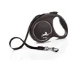 Image de Laisse Black Design L Tape 5m black/ silver Flexi FU32T5-251-S-SI