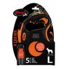 Image de Laisse-sangle flexi Xtreme orange, 5 m pour chien - taille L : jusqu'à 65 kg