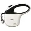 Image de Laisse One M Tape 5 m Blanc Noir Flexi OA20T5-251-WS