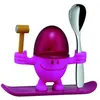 Image de Coquetier avec cuillère à oeufs Wmf McEgg Rose