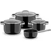 Image de WMF Fusiontec Mineral Pro, Poêle + casserole, Noir, Argent