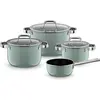 Image de WMF Topf Set Fusiontec Mineral Pro Eucalyptus Hazel, Set de poêles et de casseroles, Vert