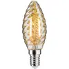 Image de Paulmann, Ampoule, Bougie en verre torsadé Vintage (E14, 260 lm, 1x)