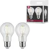 Image de Paulmann, Ampoule, LED forme standard filament set de 2 E27 (E27, 470 lm, 2x)