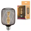 Image de Metallic Glow Standard 230 V Ampoules LED Zyl E27 Helix 110lm 3,5W 1800K Noir