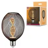 Image de Metallic Glow Standard 230 V Globe LED E27 Helix 110lm 3,5W 1800K Noir