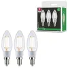 Image de Eco-Line Filament 230 V Bougie LED E14 3x525lm 3x2,5W 3000K Clair