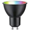 Image de Standard 230 V Smart Home Zigbee 3.0 Réflecteur LED GU10 350lm 4,8W RGBW+ gradable Noir mat