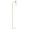 Image de Lampadaire Elegance E27 220x280mm max. 25W Blanc#Doré Métal