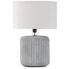Image de Pauleen Lampe à poser Pure Shine E14 max. 20W Gris clair#Gris#Blanc