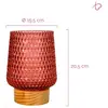 Image de Pauleen, Lampe de table, Appareil mobile de table Rose Glamour (E27)
