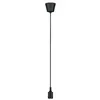 Image de Neordic Luminaire en suspension Ketil E27 max. 60W Noir gradable Silicone#Matière plastique