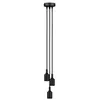Image de Neordic Luminaire en suspension Ketil E27 max. 3x60W Noir gradable Silicone#Métal