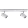 Image de Spotlight Zyli IP44 GU10 230V max. 2x10W gradable Blanc#Chrome