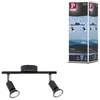 Image de Spotlight Carolina IP44 GU10 230V max. 2x10W gradable Anthracite, Chrome