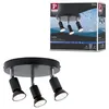 Image de Spotlight Carolina IP44 GU10 230V max. 3x10W gradable Anthracite#Chrome