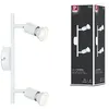 Image de Spotlight Carolina GU10 230V max. 2x10W gradable Blanc dépoli