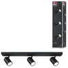 Image de Spotlight Zyli IP44 GU10 230V max. 3x10W gradable Noir mat