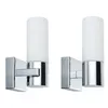 Image de Éclairage de miroir Gemini IP44 E14 230V max. 2x20W gradable Chrome#Satiné