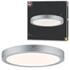 Image de Panneau LED Lunar rond 400mm 22W 1700lm 3000K Chrome mat