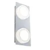 Image de Plafonnier led doradus - rectangle - 2x5w - chrome - non dimmable