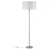 Image de Lampadaire Tessa E27 max. 60W Crème#Acier brossé Métal#Tissus