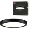 Image de Panneau LED Abia rond 300mm 22W 2200lm 2700K Noir