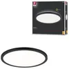 Image de Panneau LED Atria Shine Backlight rond 293mm 16W 1600lm 3000K Noir