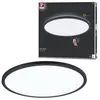 Image de Panneau LED 3-Step-Dim Atria Shine Backlight rond 420mm 22W 2300lm 4000K Noir gradable