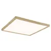 Image de Panneau LED Atria Shine Backlight IP44 carré 293x293mm 16W 1600lm 3000K Esthétique bois