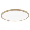 Image de Panneau LED Atria Shine Backlight IP44 rond 420mm 22W 2300lm 4000K Esthétique bois
