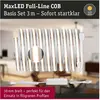 Image de Paulmann, Bande LED, MaxLED 500 Full-Line COB Stripe Set (Blanc chaud, 300 cm, Intérieur)