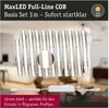 Image de Paulmann, Bande LED, MaxLED 1000 Full-Line COB Stripe Set (Blanc chaud, 300 cm, Intérieur)