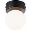 Image de Selection Bathroom Plafonnier Gove IP44 G9 230V max. 20W gradable Noir mat#Satiné