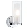 Image de Selection Bathroom Applique Luena IP44 E14 230V max. 20W gradable Chrome#Verre