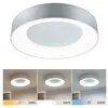 Image de Plafonnier LED Casca IP44 White Switch 2100lm 230V 23W Alu mat