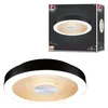 Image de Plafonnier LED Volea IP44 3000K 470lm / 1650lm 230V 3,5W / 13W gradable Noir#Doré