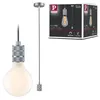 Image de Neordic Luminaire en suspension Tilla E27 max. 60W Alu gradable Métal