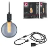 Image de Neordic Luminaire en suspension Tilla connecteur inclus E27 max. 20W Noir gradable Métal