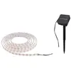 Image de Strip LED Solaire 3m incl. capteur crépusculaire et batterie 3m IP44 0,3W 16lm/m 60 LEDs/m 2700K