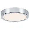 Image de Panneau LED Aviar IP44 rond 220mm 13W 950lm 3000K Chrome gradable