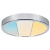 Image de Panneau LED Aviar IP44 rond 300mm 18W 1800lm White Switch Chrome