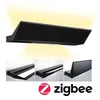 Image de Applique LED Smart Home Zigbee 3.0 Ranva Tunable White 1400lm / 210lm 230V 13W gradable Noir mat