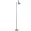 Image de Lampadaire neordic juna - 20w - e14 - 230v - vert satiné/cuivre - bois/métal - dimmable - sans ampoule