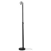 Image de Lampadaire LED Aldan 2700K 740lm / 473lm 8,5W / 7W Noir#Alu brossé
